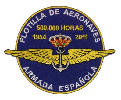 Escudo bordado Flotilla 1954 - 2011Aeronaves Armada Española
